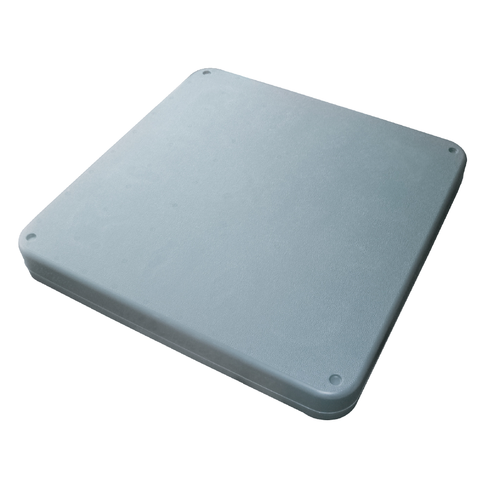Northeastern 30"X30"X2" Gray Plastic Equipment Mount Pad